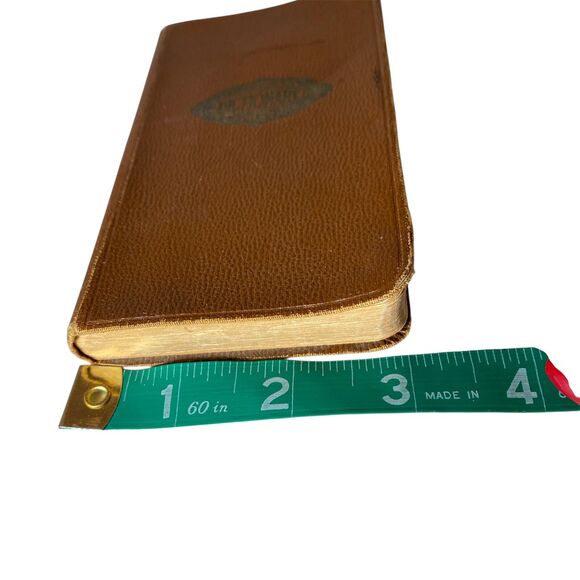 Vintage 1941 Miniature English Dictionary Genuine Leather Rules of Grammar Etc - Picture 9 of 10